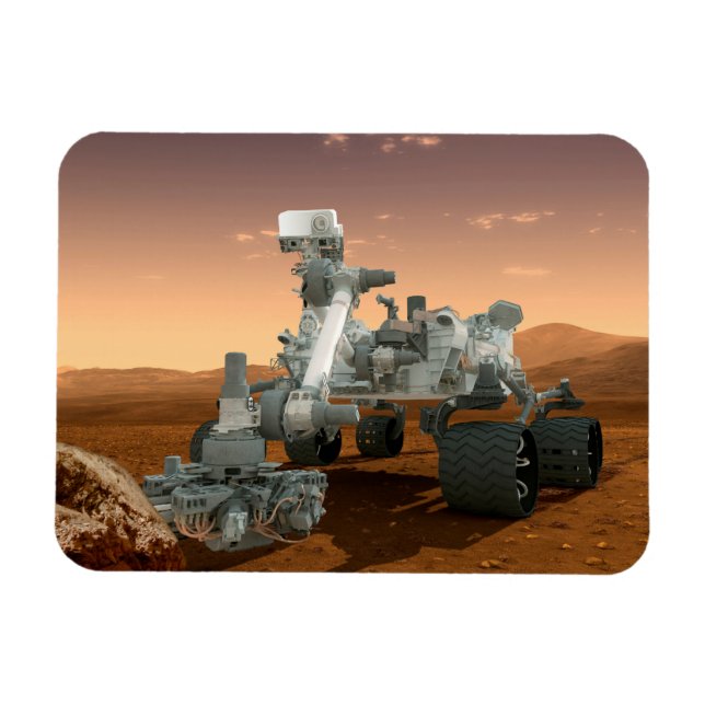 Mars Science Laboratory Curiosity Rover. 4 Magnet (Horizontal)