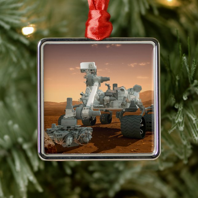 Mars Science Laboratory Curiosity Rover. 4 Metal Tree Decoration (Tree)