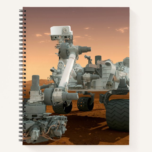 Mars Science Laboratory Curiosity Rover. 4 Notebook (Front)