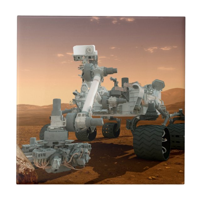 Mars Science Laboratory Curiosity Rover. 4 Tile (Front)