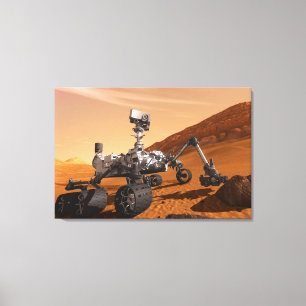 Mars Science Laboratory Curiosity Rover. Canvas Print