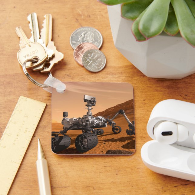 Mars Science Laboratory Curiosity Rover. Key Ring (Desk)