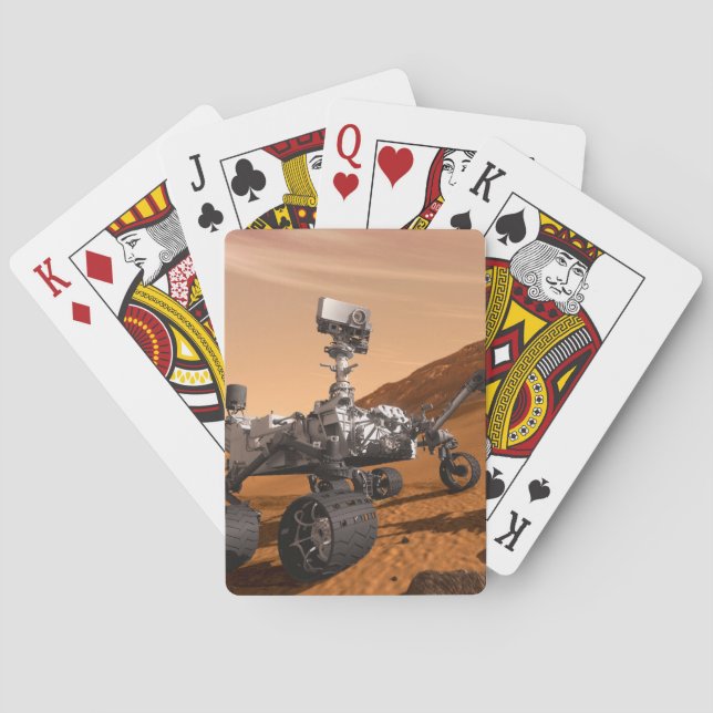 Mars Science Laboratory Curiosity Rover. Playing Cards (Back)
