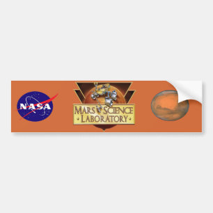 Mars Science Laboratory Landing Team Logo Bumper Sticker