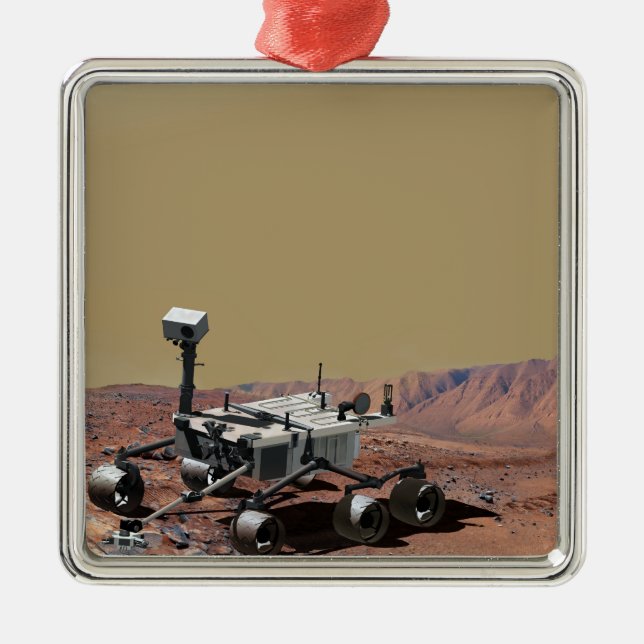 Mars Science Laboratory Metal Tree Decoration (Front)