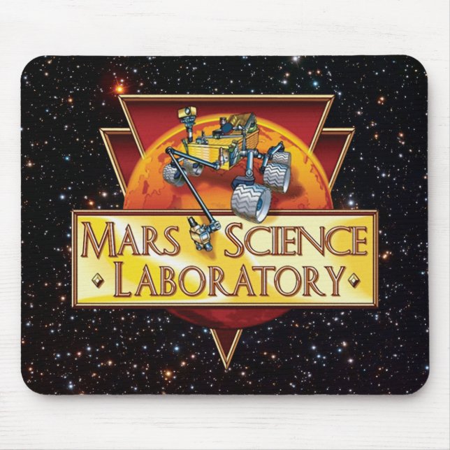 Mars Science Laboratory Mission Logo Mouse Mat (Front)
