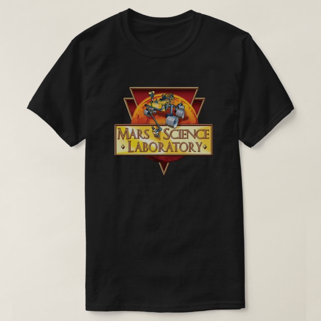 Mars Science Laboratory Mission Logo T-Shirt (Design Front)