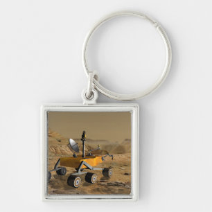 Mars Science Laboratory travels near a canyon Key Ring