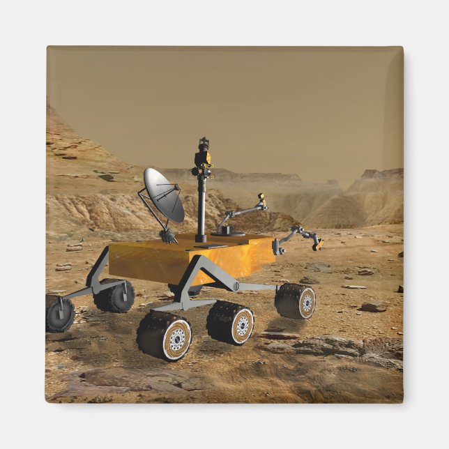 Mars Science Laboratory travels near a canyon Magnet (Front)