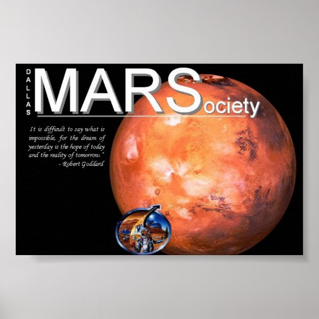 Mars Society Poster (Front)