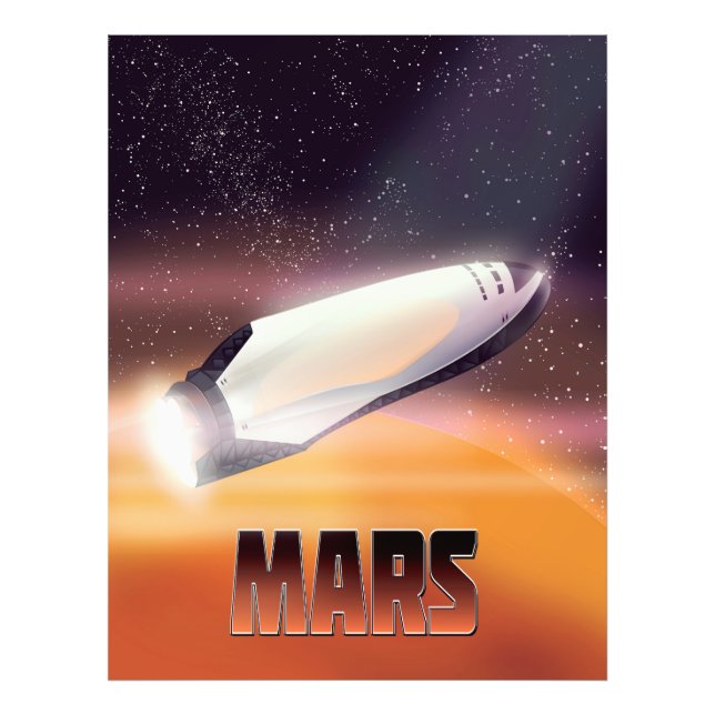 Mars Space poster (Front)