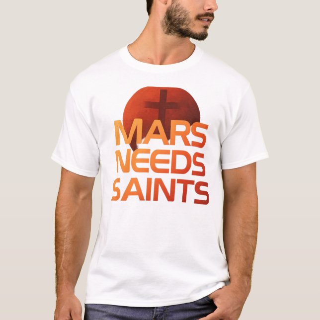 “Mars State of Mind – Men’s Basic T‑Shirt” T-Shirt (Front)