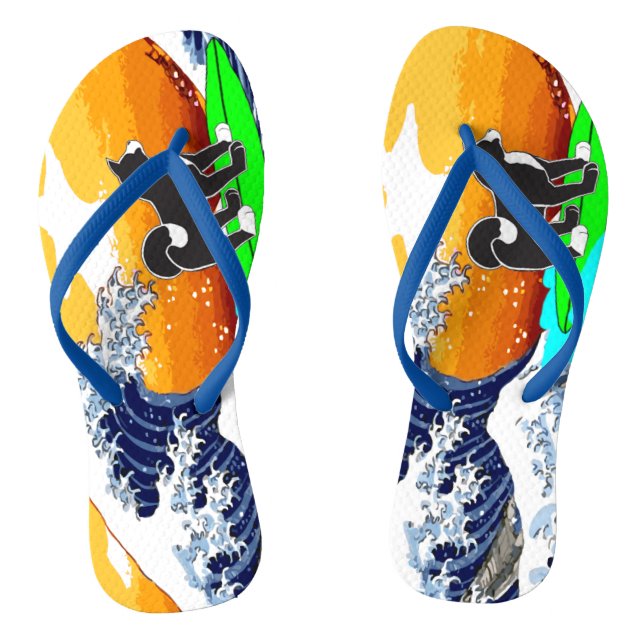 MARS Surfer Flip Flops (Footbed)