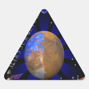 Mars Surveyor '98 Triangle Sticker