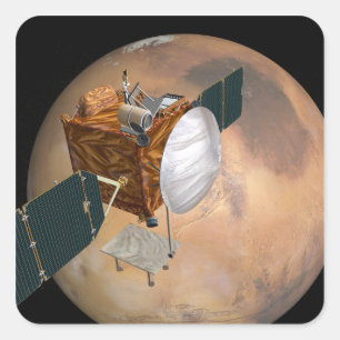 Mars Telecommunications Orbiter 2 Square Sticker