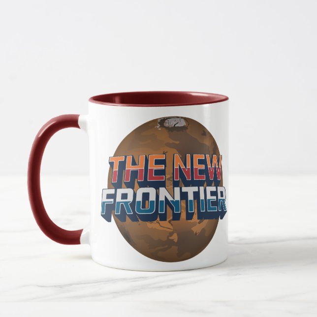 MARS THE NEW FRONTIER MUG (Left)