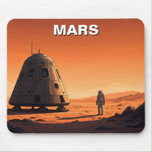Mars Travel Mouse Mat