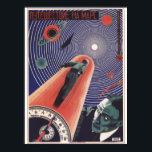 Mars Travels Soviet Poster<br><div class="desc">Mars Travels Soviet Poster</div>