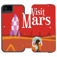 Mars Voyage vintage travel poster