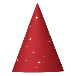 Mars White Dots Party Hat