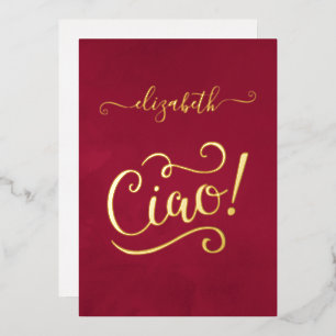 Marsala and Gold Italian Wine Bridal Shower