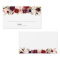 Marsala and Pink Floral Wedding Flat Place Cards