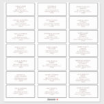 Marsala Autumn Floral | White Guest Address labels<br><div class="desc">These marsala autumn floral | white guest address labels are perfect for your simple rustic boho wedding. The design features modern burgundy and blush watercolor fall florals. It has a lovely feel of classic elegance while staying quite bohemian. Feel free to customise and make it your own; also, feel free...</div>
