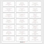 Marsala Autumn Floral | White Guest Address labels<br><div class="desc">These marsala autumn floral | white guest address labels are perfect for your simple rustic boho wedding. The design features modern burgundy and blush watercolor fall florals. It has a lovely feel of classic elegance while staying quite bohemian. Feel free to customise and make it your own; also, feel free...</div>