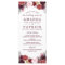 Marsala Blush Burgundy Peony Wedding Menu Cards