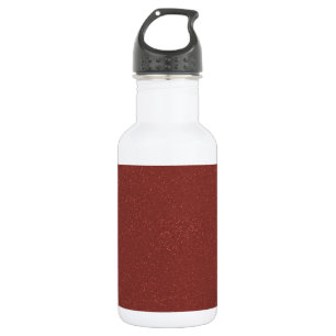 Marsala Colour of the Year with faux fine Glitter 532 Ml Water Bottle