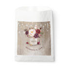 Marsala Flowers Mason Jar Rustic Wedding