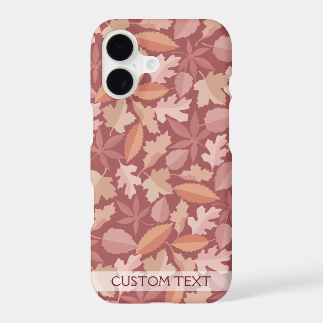 Marsala leaves pattern (Back)