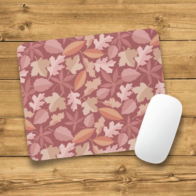Marsala leaves pattern mouse mat (Creator Uploaded)
