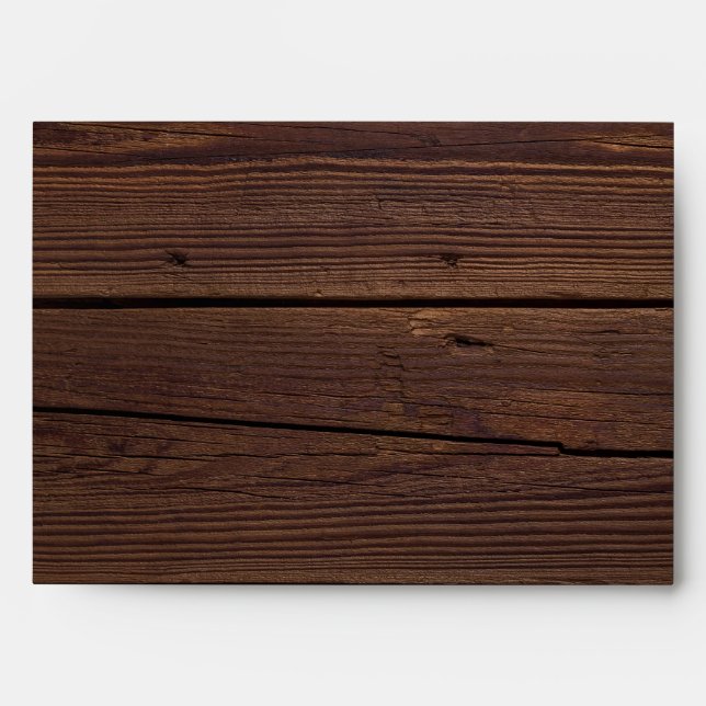 Marsala & Navy Flowers Rustic Wedding  Envelopes (Front)