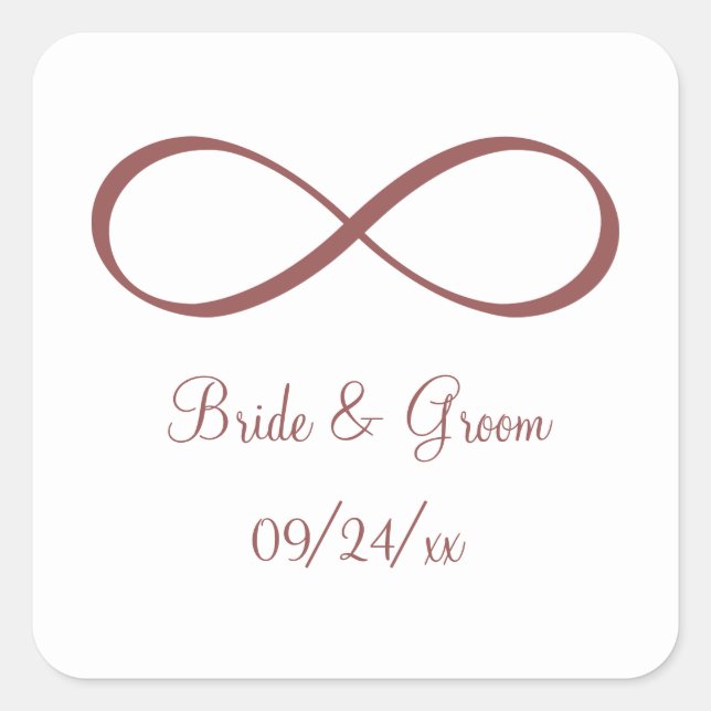 Marsala Square Sticker (Front)