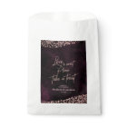 Marsala Wine & Rose Gold Wedding Love is Sweet