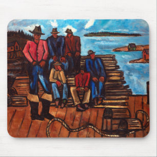 Marsden Hartley Lobster Fishermen Mouse Mat