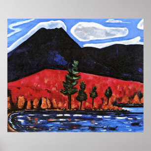 Marsden Hartley - Mount Katahdin, Maine,  Poster