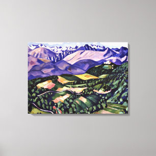 Marsden Hartley - Purple Mountains, Venice Canvas Print