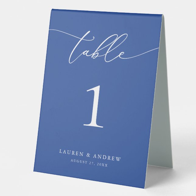 Marseille Bleu Minimalist Wedding | Event Custom (Front)