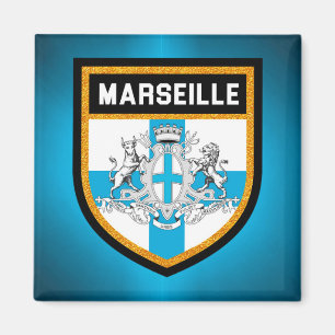 Marseille Flag Magnet