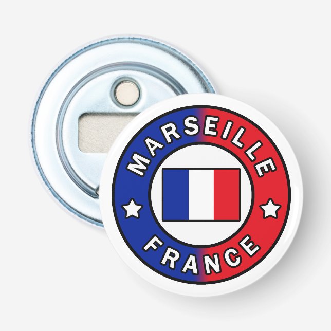 Marseille France Bottle Opener (Front)