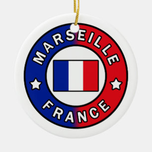 Marseille France Ceramic Tree Decoration