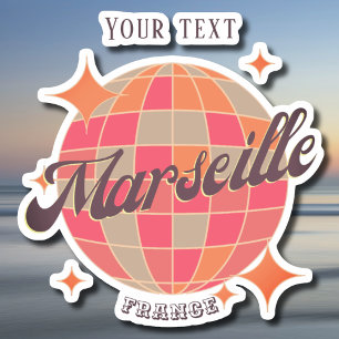 Marseille France City fashion pink disco ball 