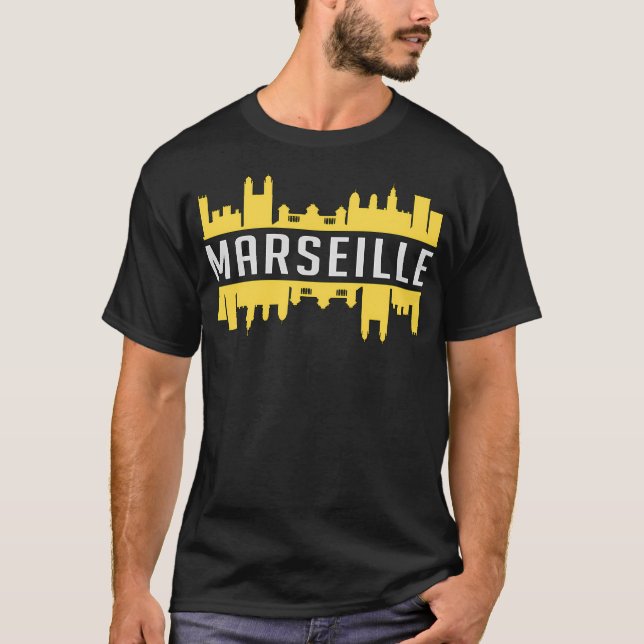 Marseille France France City Funny Cool Saying T-Shirt (Front)