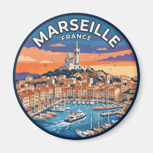 Marseille France Magnet