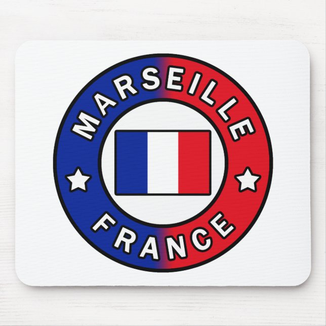 Marseille France Mouse Mat (Front)