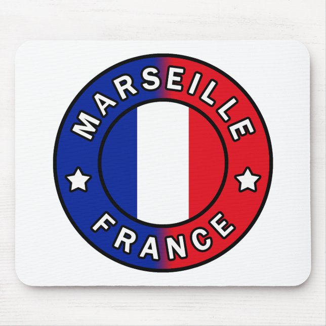 Marseille France Mouse Mat (Front)