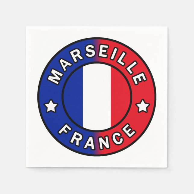 Marseille France Napkin (Front)