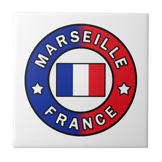 Marseille France Tile (Front)